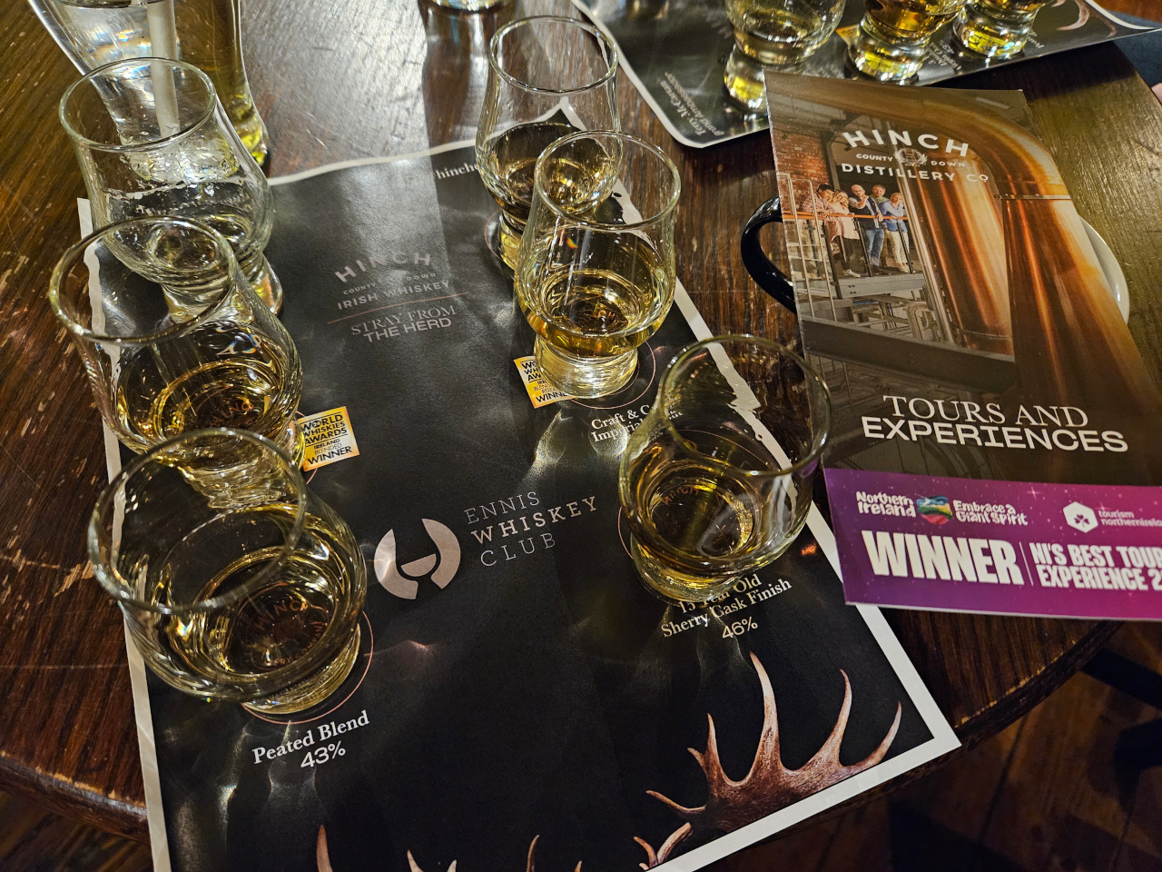 Hinch whiskey tasting