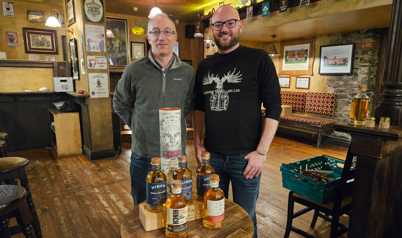 Hinch whiskey tasting with Terry McCartan